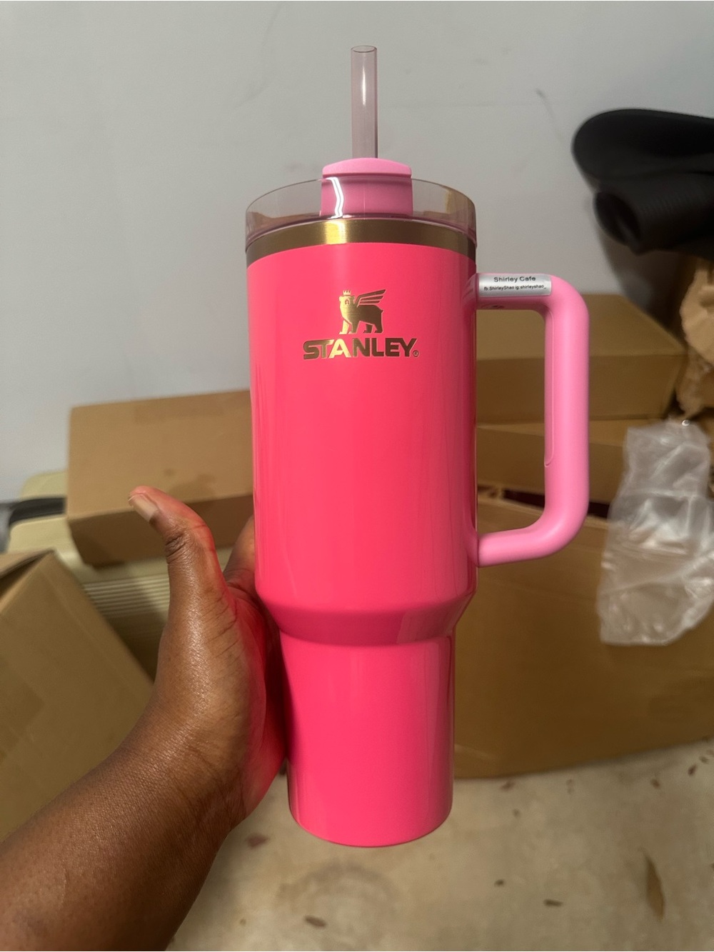 Stanley Overseas Pink Parade 40oz Quencher
